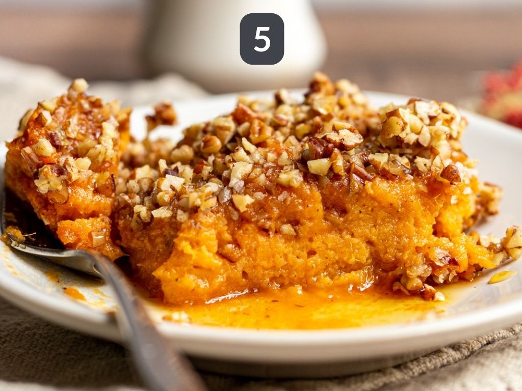 Vegan Sweet Potato Casserole (No Marshmallows)